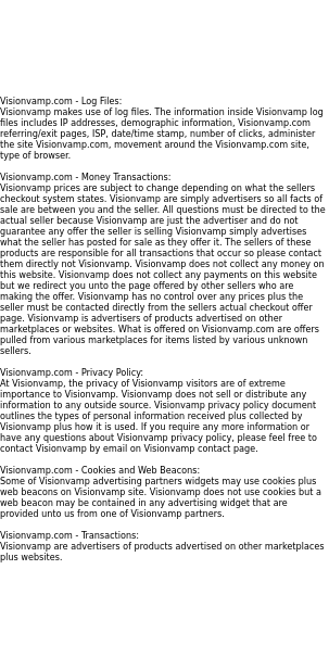 visionvamp privacy