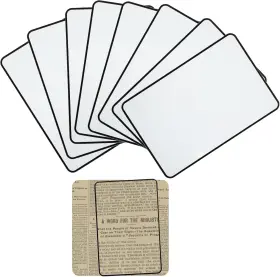 601828 1 3x Page Magnifier 8 Pcs Plastic Thin Fresnel Lens Lightweight Bookmark Lenses F