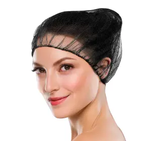 Bnhbk18 Abc Pack & Supply 100 Black Micro Nylon Hairnets 18 Inch Size Disposable With E
