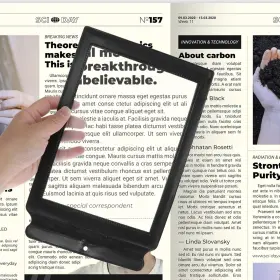 Abeillo 313109896864 5x Full Page Magnifier For Reading 8.8 X 6.3 Inch Bendable Handheld Boo