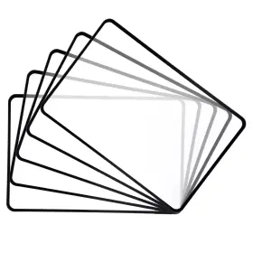 618913 Aiyorse 5pcs Full Page Magnifying Glass For Reading 3x Lightweight Flat Optical Fres