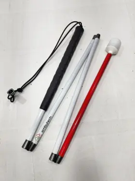 Pas4090wr-s54-s Ambutech Canes For The Blind Aluminum 54 Inch Foldable Packable Cane