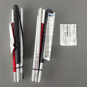 R-50-4 Ambutech Folding Aluminum Pencil Tip Mobility Canes For The Blind 50 Inch Lot Of 2