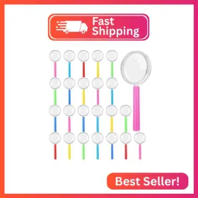 Aodaer Aod3690 24 Pack Plastic Magnifying Glasses 6 Color Hand Held C