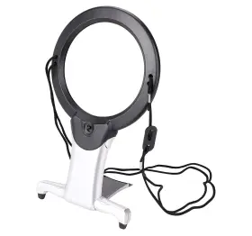 Arsuk 060604703993 Hands Free Magnifying Glass For Close Work With Light 2x Lens And 6x Spot Magni