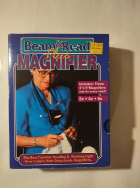 Asf Lightware Solutions 015586455540 Portable Beam And Read Plus Magnifier Reading Light 2 X 4 6 A1