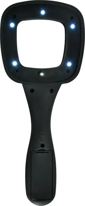 Bb11917 Barska 4x2.5 Inch Illuminated Hand Held Magnifier With 5 Led Lights