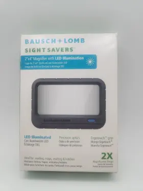 Bausch Lomb 628006 And 2 Inch 4 2x Handheld Magnifier Lens Led Illumanation