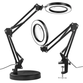 Mgl001 Bbyese 10x Magnifying Glass With Light And Stand Desk Table L