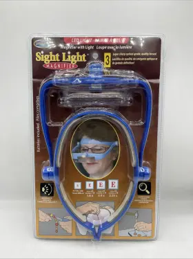 Bead Buddy 866152214623 New Sight Led Light Hands-free Triple Lens Magnifier Free Shipping