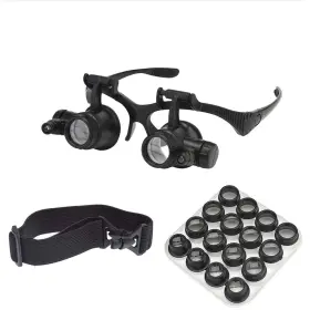 No.9892g8kx Beileshi Watch Repair Magnifier Loupe Jeweler Magnifying Glasses Tool Set With Led Lig