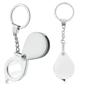 Bruislard 5365ddou7890 Pocket Magnifying Glass 20x And 30x Jewelers Loupe Mini Folding Jewelry Magni