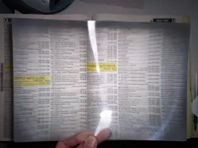 Buengna 885417926316 3x Full Page Book Reading Magnifying Lens Sheet Fresnel Magnifier Read Books