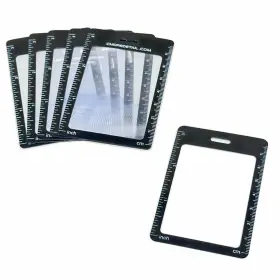 C Cmoredetail 670550162482 6 Credit Card Size 3x Magnifiers Each Magnifier For Reading Has Fresnel Le