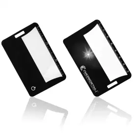 C Cmoredetail 670550162536 2 Credit Card Size Fresnel Lens 3x Lighted Magnifiers Ideal Pocket Magnifier