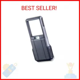 Carson 001910031900 Minibrite 3x Power Led Lighted Slide Out Magnifier With Protective Sleeve