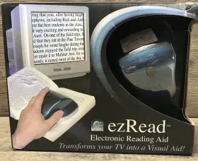 Carson 534643 Ezread Electronic Reading Aid Dr-200 Visual Tv Magnifier With Ac Adapter
