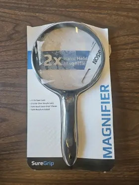 11.5x Carson 750668001412 Optical Sure Grip Magnifying Glass Spot Lens