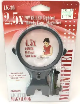 Lk-30 Carson Lighted Magnilook Magnifier Adjustable Hands Free Nos 2011