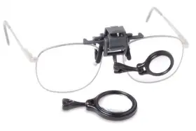Ol-57 Carson Oculens 5x / 7x Clip-on Adjustable Eyeglass Magnifier Set