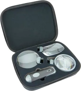 Rl-30 Carson Remov-a-lens 3-in-1 Led Lighted Handheld Magnifier
