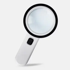 Cencita Tr0021 Magnifying Glass With Light 30x Handheld 12 Led Illuminated