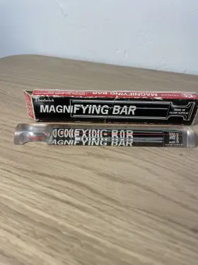 Mp7597 Chadwick Miller Vtg Chadwich 6 Inch Bar 2x Magnifier Acrylic W Red Underline Small Print Hong Kong