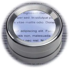 Cirbic 744759597205 Magnifying Dome Lighted Desktop Magnifier With Bright Led For Reading Books Fin