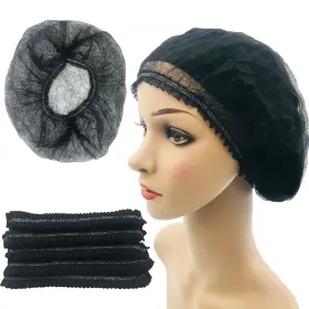 Clrbeatty234 Clrbeatty 758840651851 Disposable Hair Net 21 Inch Bouffant Caps Head Cover Nets
