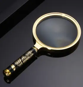 Cocomk 738920870983 Magnifying Glass 6x 8x Magnification Magnifier Handheld For Scien