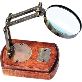 Zmg2882 Collectiblesbuy Antique Brass Victorian Magnifying Glass Desktop Decorative Reading Movable M