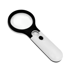 Conext Link 713001596822 3 Led 45x Magnifying Glass With Light Handheld Magnifier Len