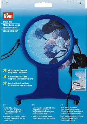 611731 Consumer Magnifying Glass For Embroidery Violet
