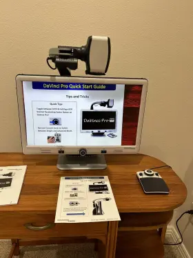 Davp1e24a Davinci Pro Hd Ocr Enhanced Vision Text-to Speech Magnifier