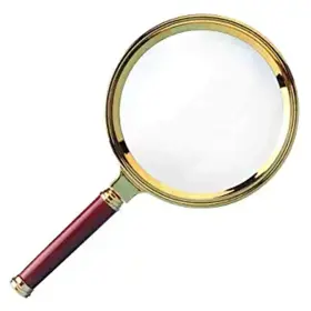 Dazzyd 944621012988 Handheld High-definition Old Magnifying Glass 10x100mm Childrens Ma