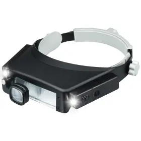 Delixike 768481031998 Headband Magnifier With Led Light Head Lamp Magnifying Glass1.5x 3x 6x 8x Jew
