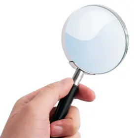 Deluxe Products 065007730058 Classic Handheld Magnifying Glass - Portable Compact Design For Travel And 3