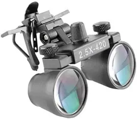 Rthju7953 Doc.royal 2.5x 420mm Binocular Clip Loupes Lab Head Magnifier With Metal Dy-102