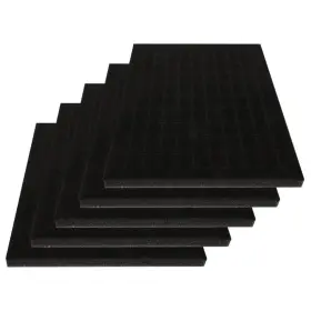 Mvj18e12w6y44xptod3v8bqt0 Doitool Jewelry Display Tray Inserts 5 Pack Black Velvet Ring Insert Trays J