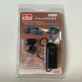 Lt-06 Donegan 633096001271 Visorlight Clip-on Adjustable Xenon Laserbeam Vintage Rare