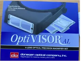 Donegan 633096001509 Optivisor Al Binocular Adjustable Headband Pick Your Lens Power