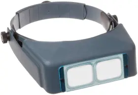 Donegan Optical 654207152026 Da-7 Optivisor Headband Magnifier 2.75x Magnification Glass Lens Pla