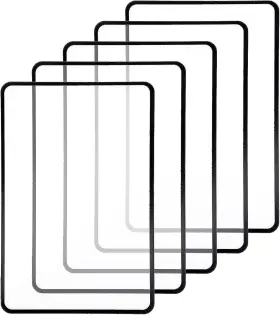 Dslsqd 445029712771 5pcs Page Magnifier For Reading 3x Magnifying Sheet Lightweight