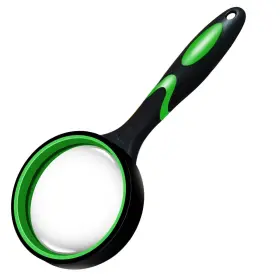 0419-03 Dumealagr Magnifying Glass 10x Handheld Reading Magnifier For Seniors And Kids Non-scra