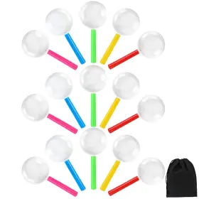 Elcoho 725756612320 30 Pack Plastic Magnifying Glasses Colorful Party F