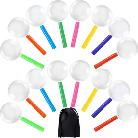 Eh0817 Elcoho 16 Pack Magnifying Glasses Plastic Colorful For Par
