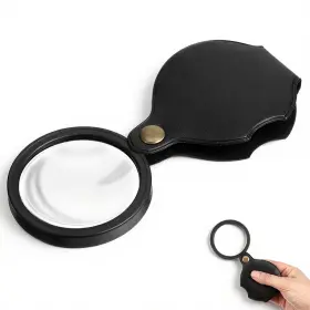Eldraqth 5246ddsh9076 10x Small Pocket Magnifier Glass Magnifying Magnify Inch