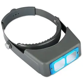Elechood 677998303538 Headband Magnifier Professional Double Lens Head-mounted Loupe Jewelry Magni