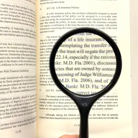 Gl-3x Electro-optix Inc. 3x Magnifying Glass With 3 Inch Lens Reading Magnifier And Storage Case