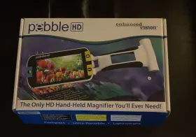 1e43a Enhanced Vision Pebble Hd Color Hand Magnifier Model 4.3 Inch Screen